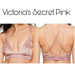 Victoria's Secret Pink Velvet Bra